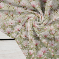 PASTEL FLOWERS WZ. 28 - Krep