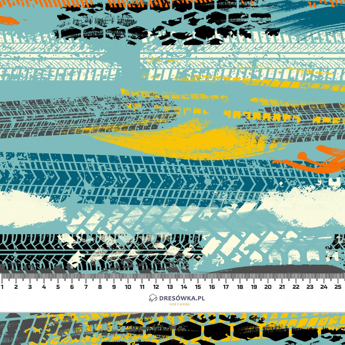 TIRE MARKS PAT. 1 - brushed knitwear with elastane ITY