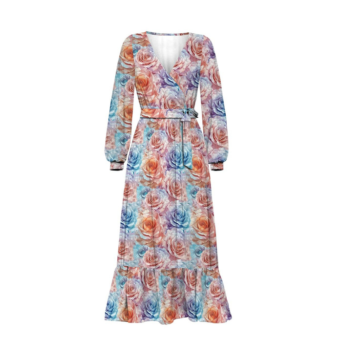 PASTEL FLOWERS WZ.8- Slub Weave