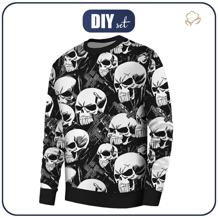 MEN’S SWEATSHIRT (OREGON) BASIC - BAD SKULL - sewing set XXL