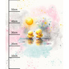 DUCKIE RAIN WZ. 3 - panel (60cm x 50cm) SINGLE JERSEY