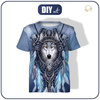 T-SHIRT DZIECIĘCY - SPIRIT WOLF - zestaw do uszycia (116/122)