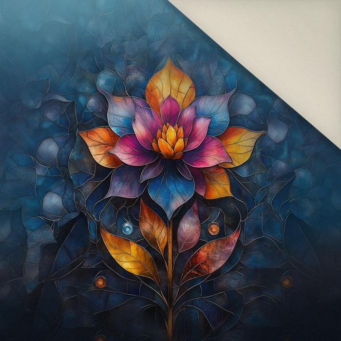 STAINED GLASS WZ.4 - Panel (60cm x 50cm)  Polster- Velours