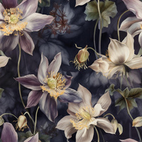 PASTEL FLOWERS WZ.3 - lycra 300g