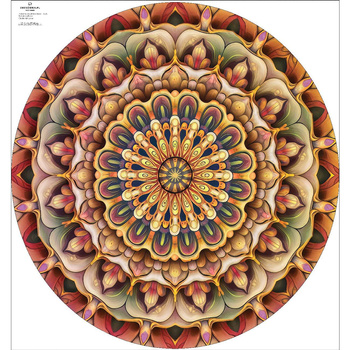 COLORFUL MANDALA wz.5 - panel na spódnicę z koła D