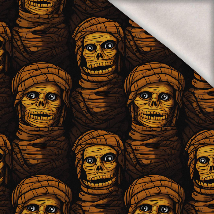 HALLOWEEN WZ. 44 - teplákovina počesaná s elastanem ITY