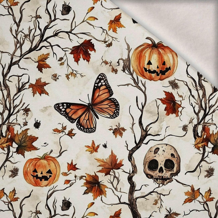HALLOWEEN WZ. 35 - teplákovina počesaná s elastanem ITY