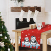 TABLE RUNNER PANEL - PENGUINS (ENCHANTED WINTER) - Woven Fabric for tablecloths