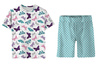 CHILDREN'S PAJAMAS "ADA" - BUTTERFLIES PAT. 5 - Bamboo Single Jersey with elastan (110/116)