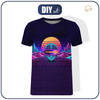 HERREN T-SHIRT - NEON GALAXY ms.10 - Nähset M