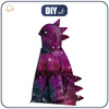 KIDS JACKET DINO (ZOE) - WATERCOLOR GALAXY PAT. 8 - sewing set (110/116)