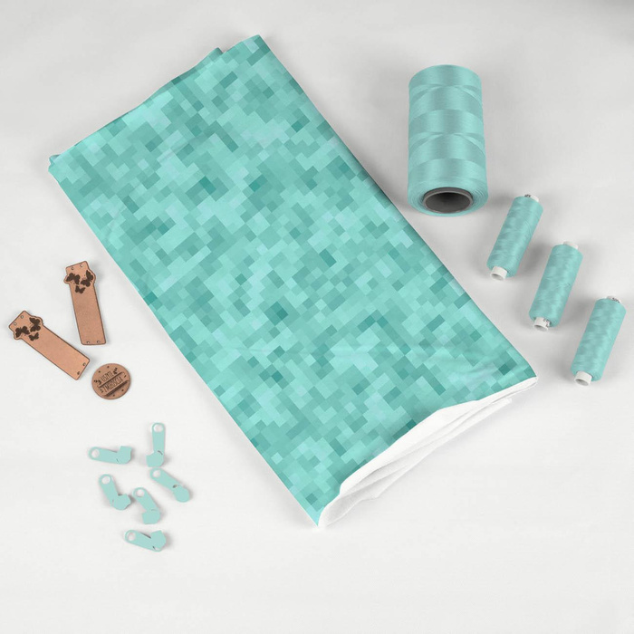 PIXELY Vz. 2 (AQUA) - lycra 300g