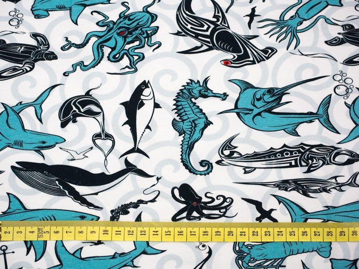 44CM OCEAN - Jersey wiskozowy WE210