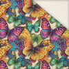 Butterfly & Flowers wz.17- Slub Weave