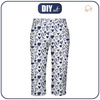 Pyjamas - Caprihose - HERZEN / navy - XXL
