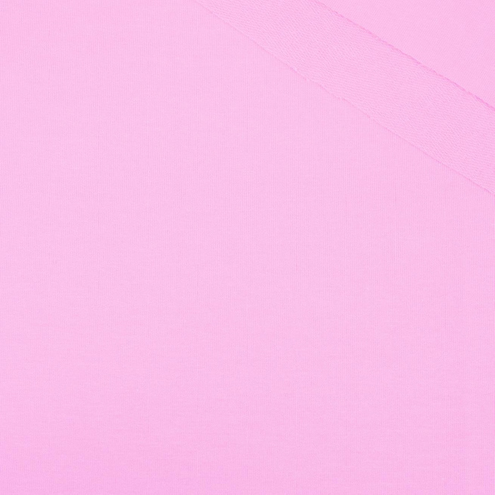 French Terry mit Elasthan - BARBIE PINK (D-177)