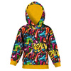 KINDER HOODIE (ALEX) - STREET GRAFFITI WZ.7 - Sommersweat (122/128)