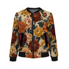BOMBERKA DAMSKA (KAMA) - AUTUMN FLOWERS WZ. 26 - zestaw do uszycia