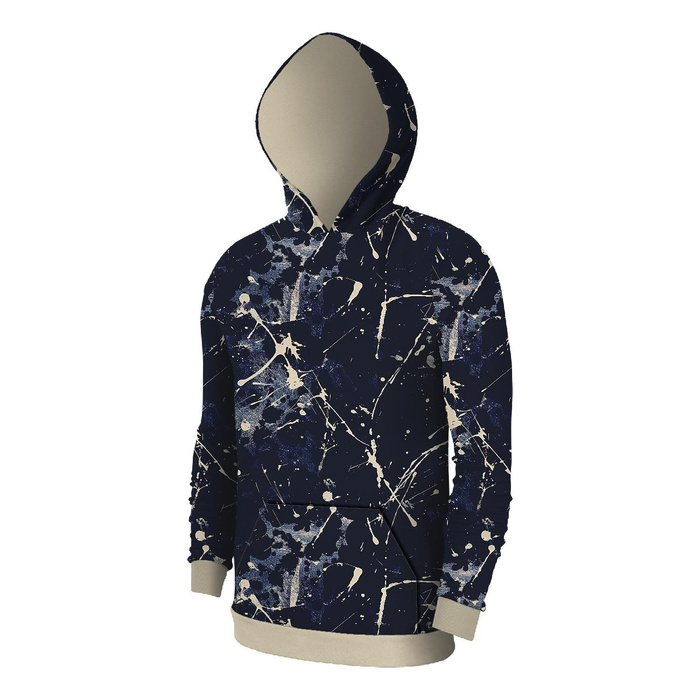 NAVY GRUNGE wz. 6- single jersey z elastanem ITY