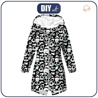 WOMEN'S PARKA (ANNA) - PANDAS / mint - softshell XXL