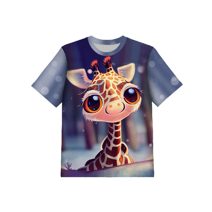2-PACK - T-SHIRT DZIECIĘCY - ANIMOWANE ZWIERZAKI WZ. 3 - ZESTAW DO USZYCIA (92/98)
