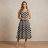 POLKA DOTS WZ. 12 - tkanina wiskozowa