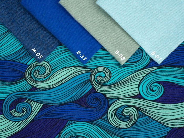 WAVES - Viscose jersey WE210