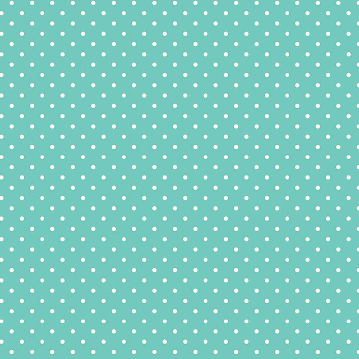 WHITE DOTSIES / mint - softshell