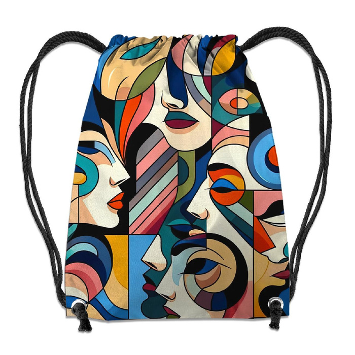 GYM BAG - FACES PAT. 2 - small