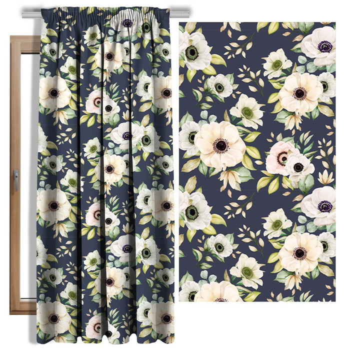 ANEMONES - looped knit fabric