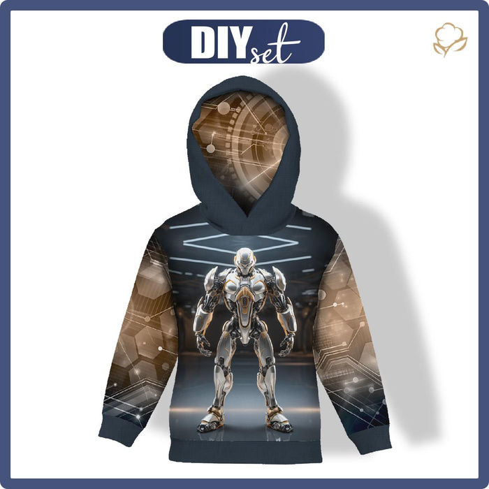 KID'S HOODIE (ALEX) - ROBOT wz.2- sewing set