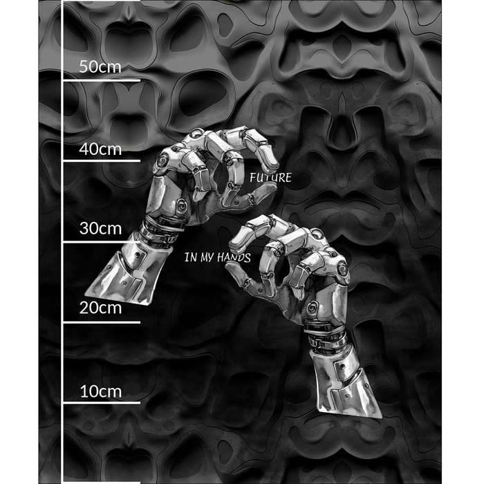 ROBOT wz.14 - panel (60cm x 50cm)- single jersey s elastanem ITY