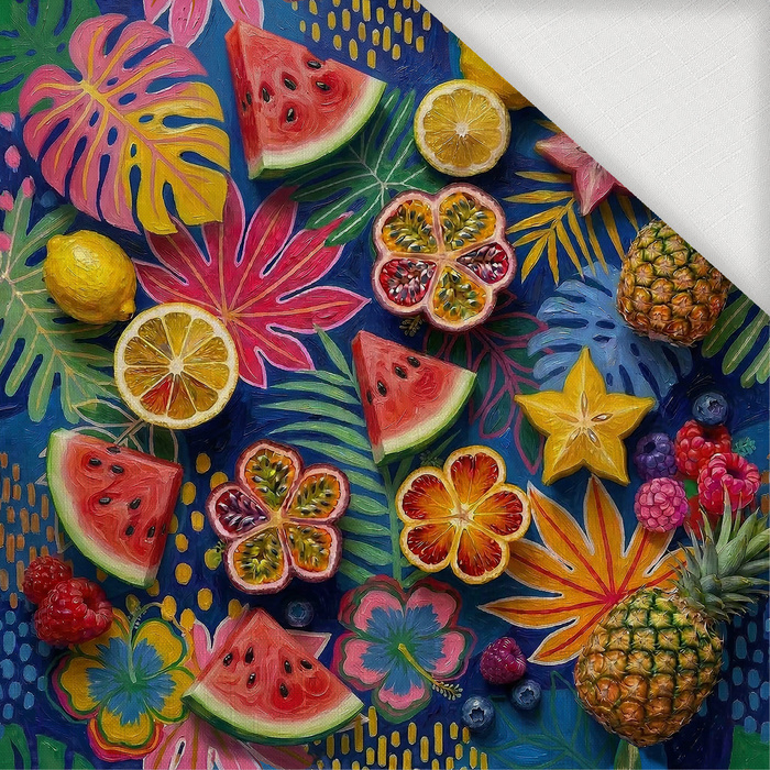 TUTTI FRUTTI WZ. 29 - Woven Fabric for tablecloths