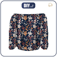 Carmenausschnitt Bluse SOFIA - JAPANISCHER GARTEN Ms. 2 (JAPAN) - Nähset XS