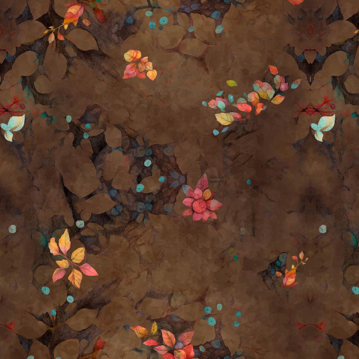 BOHO LEAVES M. 1 - Wasserabweisende Webware