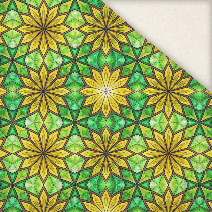 Stained Garden wz. 7 - Linen 100%