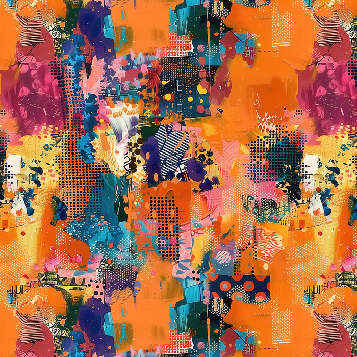 ABSTRACTION WZ.40 - brushed knitwear with elastane ITY