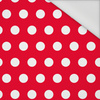RED POLKA DOTS - Wasserabweisende Webware