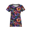 COLORFUL FLOWERS m. 1- Polster- Velours