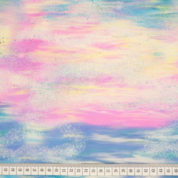 RAINBOW OCEAN pat. 5 - single jersey with elastane 