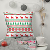 REINDEERS PAT. 2 /  red- green - looped knit 
