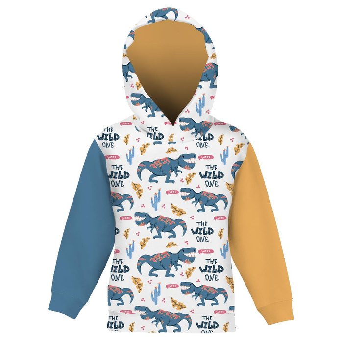 KINDER HOODIE (ALEX) - DINO / THE WILD ONE MS. 2 - Nähset