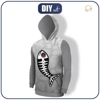 MEN’S HOODIE (COLORADO) - FISH PABLO (DIA DE LOS MUERTOS) - sewing set