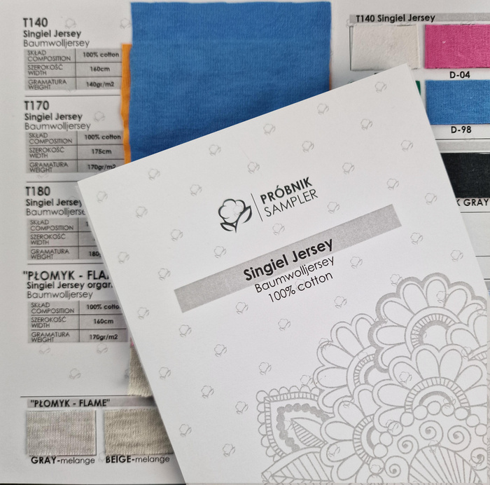Color Swatch Book – Cotton Jersey without Elastane MIX
