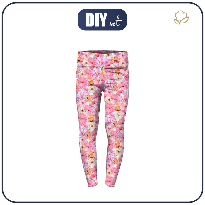 MÄDCHEN THERMO LEGGINGS (DORA) - STOCKROSEN - Nähset 92