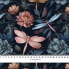 Butterfly & Flowers wz.3- Slub Weave