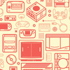 SPIELE (retro) / vanilla - Baumwoll Webware