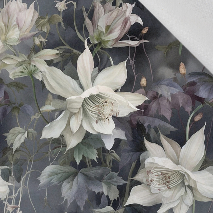 PASTEL FLOWERS WZ.1 - tkanina wiskozowa