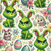 FUNNY EASTER wz.1 - Waterproof woven fabric