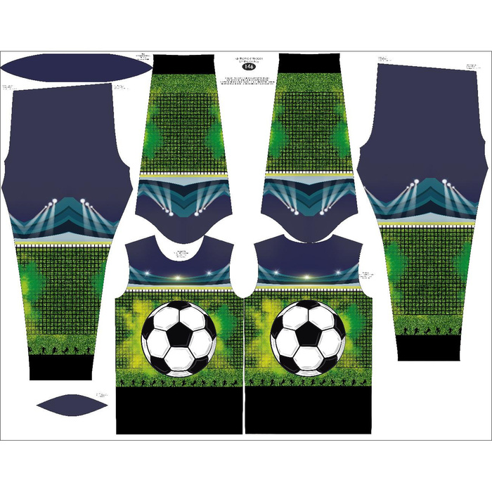 THERMO BOY'S SET (LUCAS) - FOOTBALL pat. 2 - sewing set 98